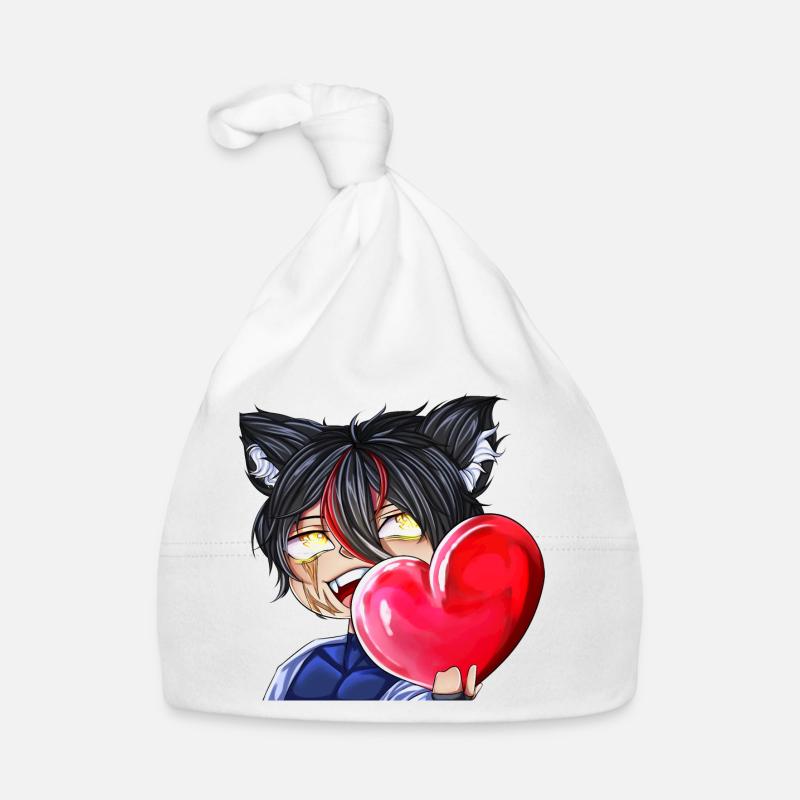 Chibi mit Herz Baby Bio-Mütze