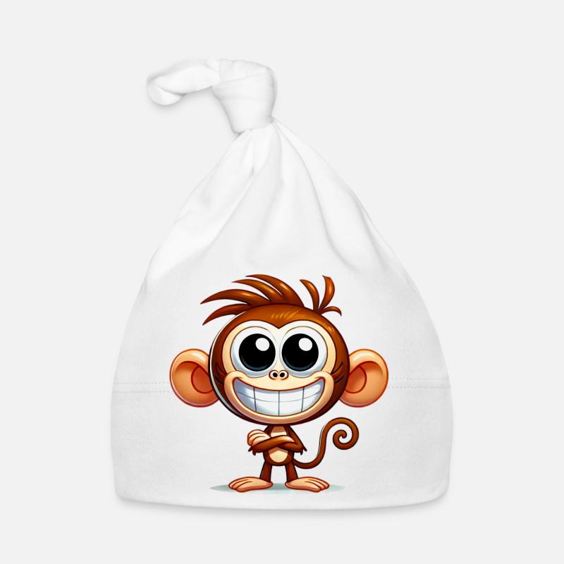 Monkey Organic Baby Cap