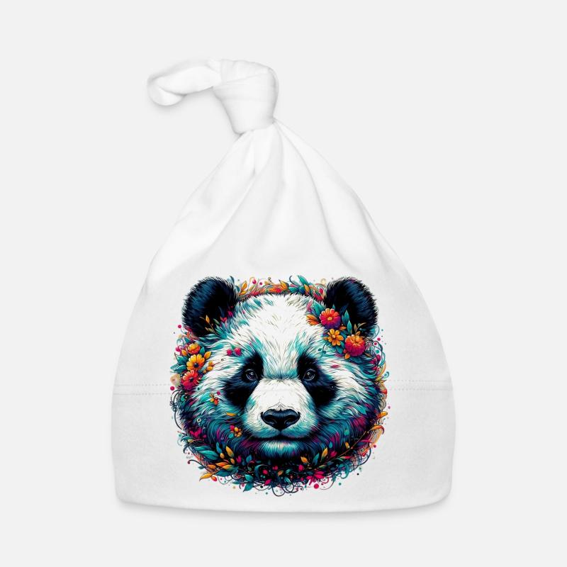 Panda Bonnet bio Bébé
