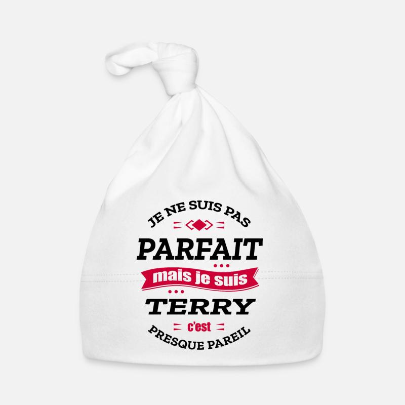 TERRY PARFAIT - PRENOM TERRY Bonnet bio Bébé