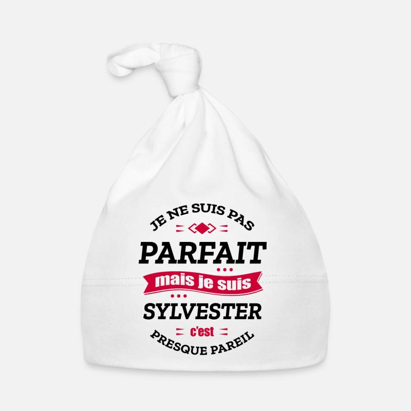 SYLVESTER PARFAIT - PRENOM SYLVESTER Bonnet bio Bébé