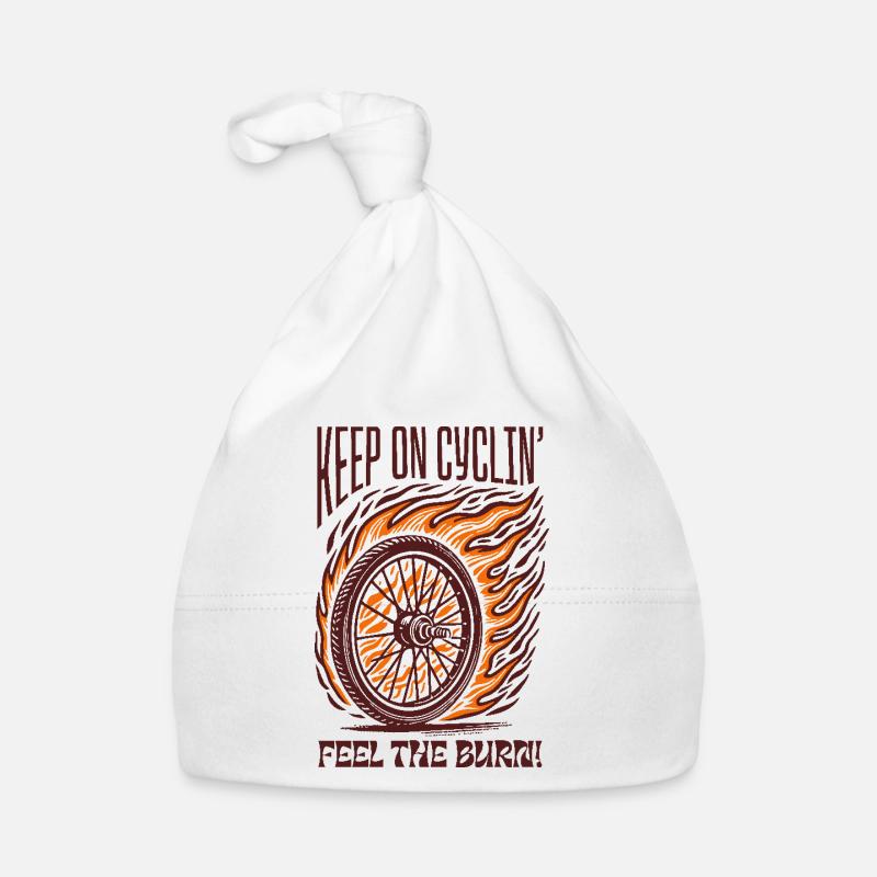 Keep on Cyclin – Conception de vélo ardente Bonnet bio Bébé