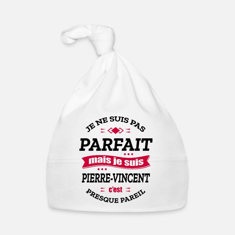 PIERRE-VINCENT PARFAIT - PRENOM PIERRE-VINCENT Bonnet bio Bébé