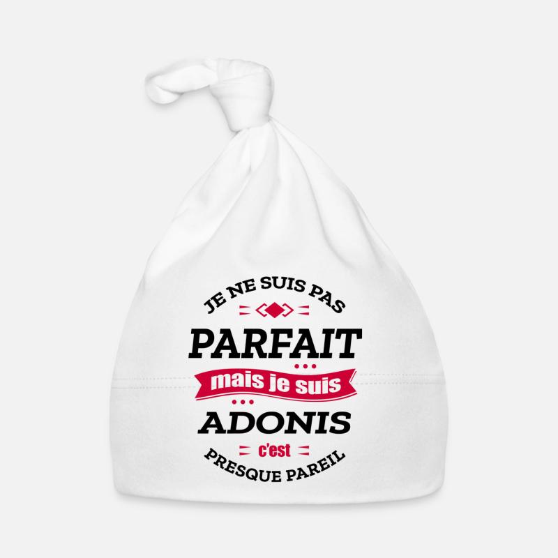 ADONIS PARFAIT - PRENOM ADONIS Bonnet bio Bébé