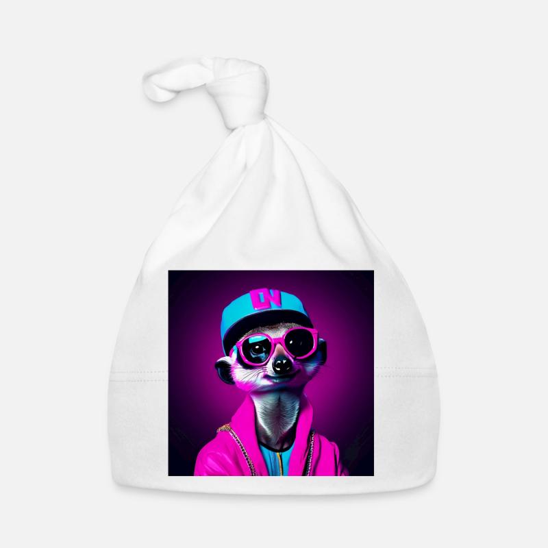 suricate, suricate humour, suricate rigolo Bonnet bio Bébé