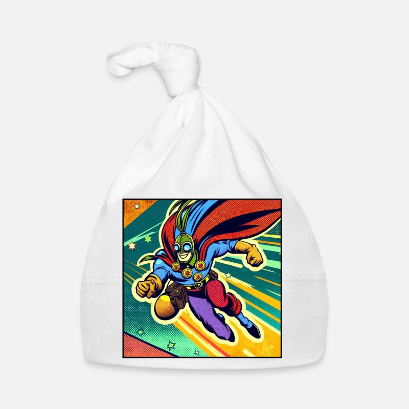 Superheld Baby Bio-Mütze