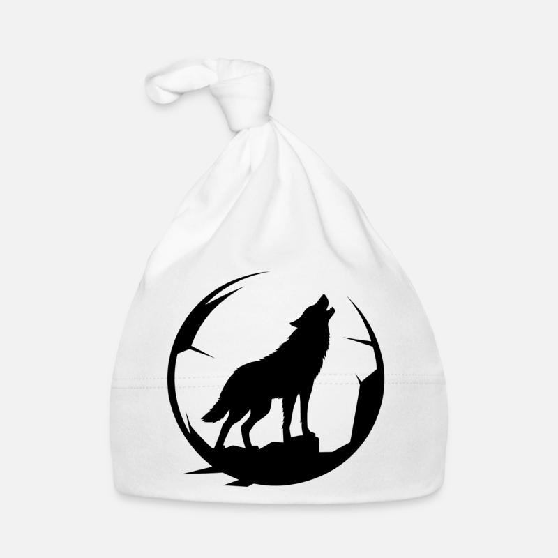 Wolf - Protection de la nature - Bonnet bio Bébé - blanc