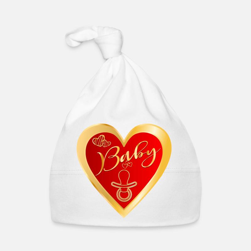 NOTIFICATION DE GROSSESSE BÉBÉ SUCETTE POUR BÉBÉ Bonnet bio Bébé