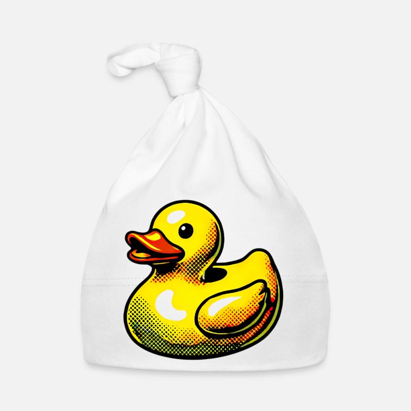 Duckling Duck Duck Duck Organic Baby Cap