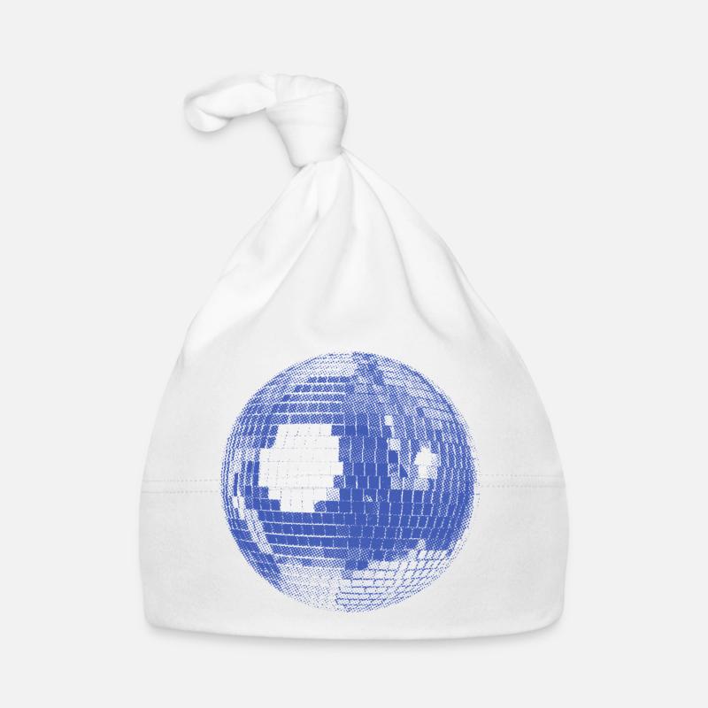 Disco Ball – Retro Party Vibes Baby Bio-Mütze