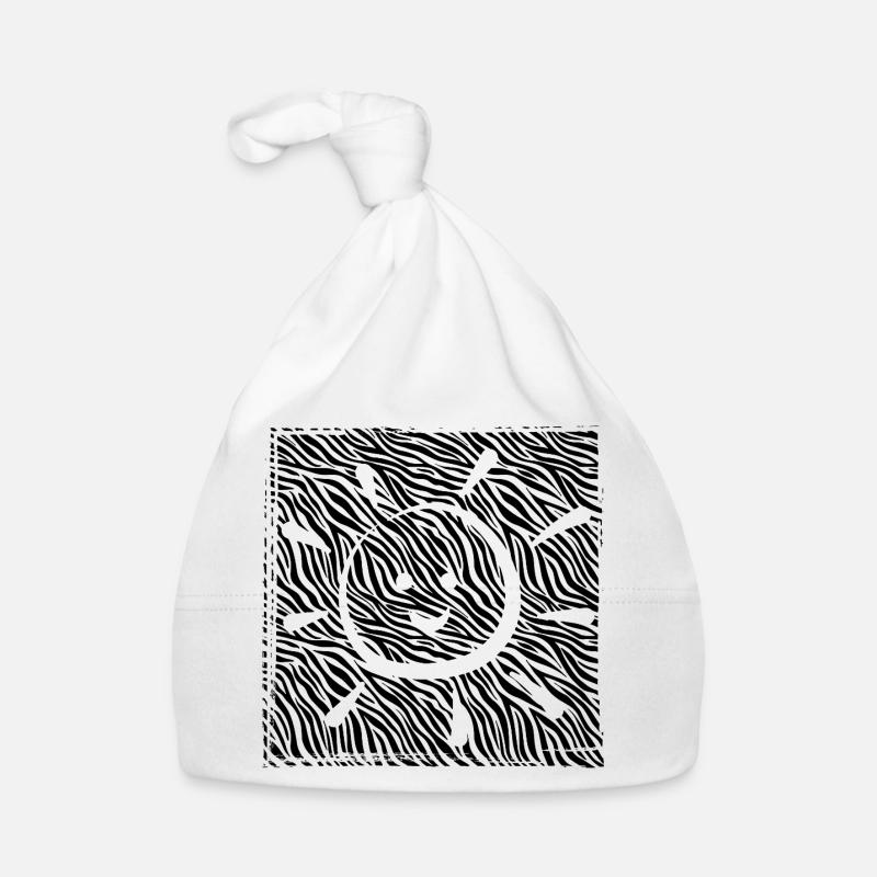 Zebra Sun Organic Baby Cap