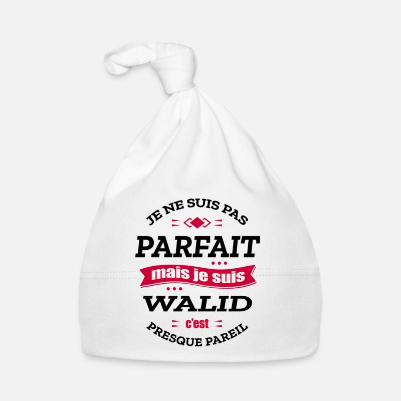 WALID PARFAIT - PRENOM WALID Bonnet bio Bébé