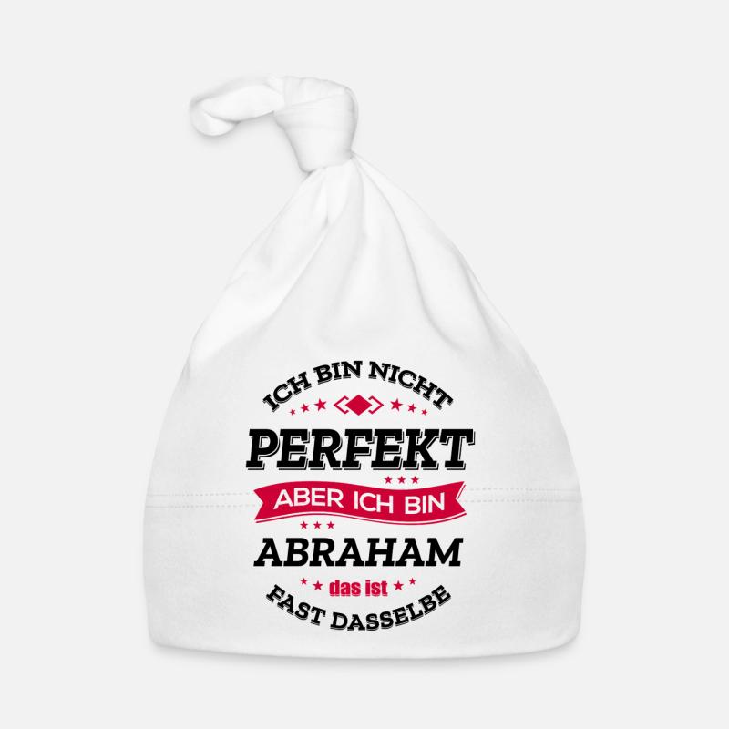 ABRAHAM PERFEKT - VORNAME ABRAHAM Baby Bio-Mütze