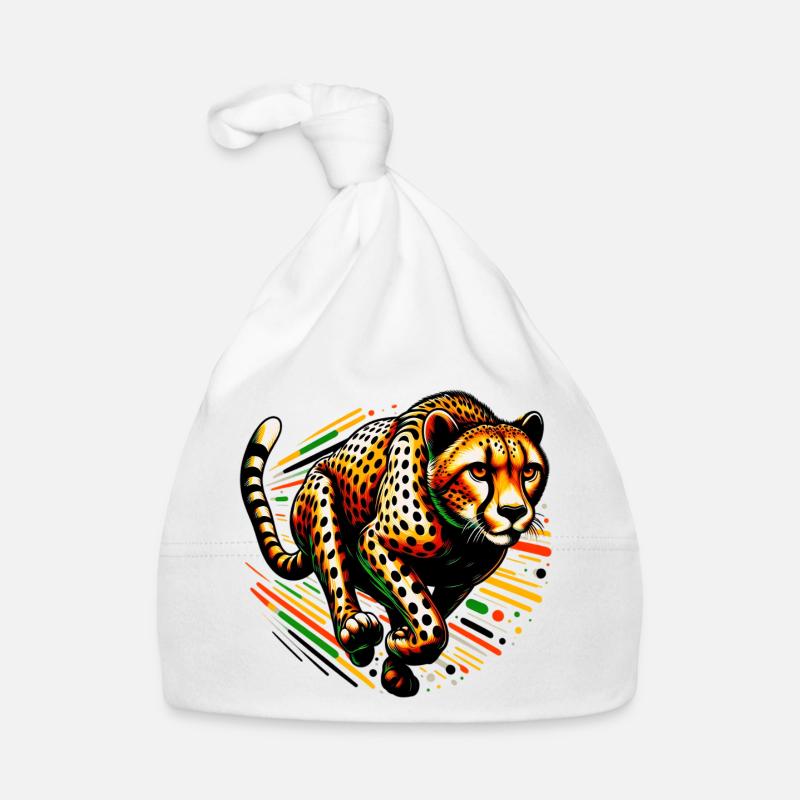 Cheetah Organic Baby Cap