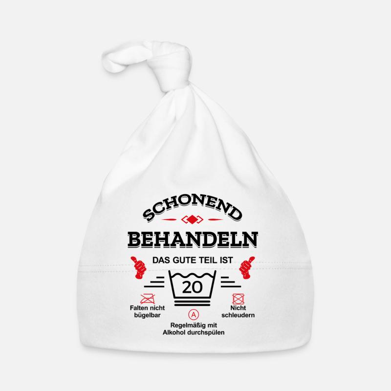 SCHONEND BEHANDELN 20. GEBURTSTAG Baby Bio-Mütze