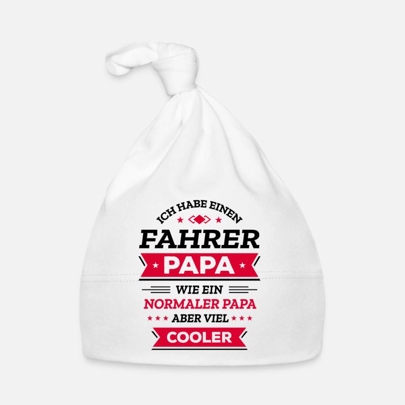 COOLER FAHRER PAPA: NICHT NORMAL, STIL, HELD Baby Bio-Mütze