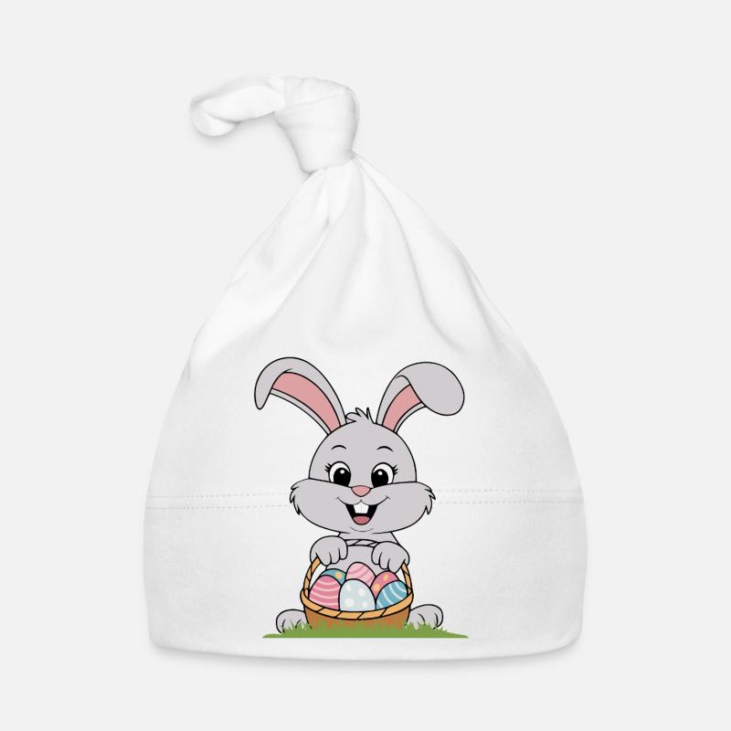 Osterhase Baby Bio-Mütze