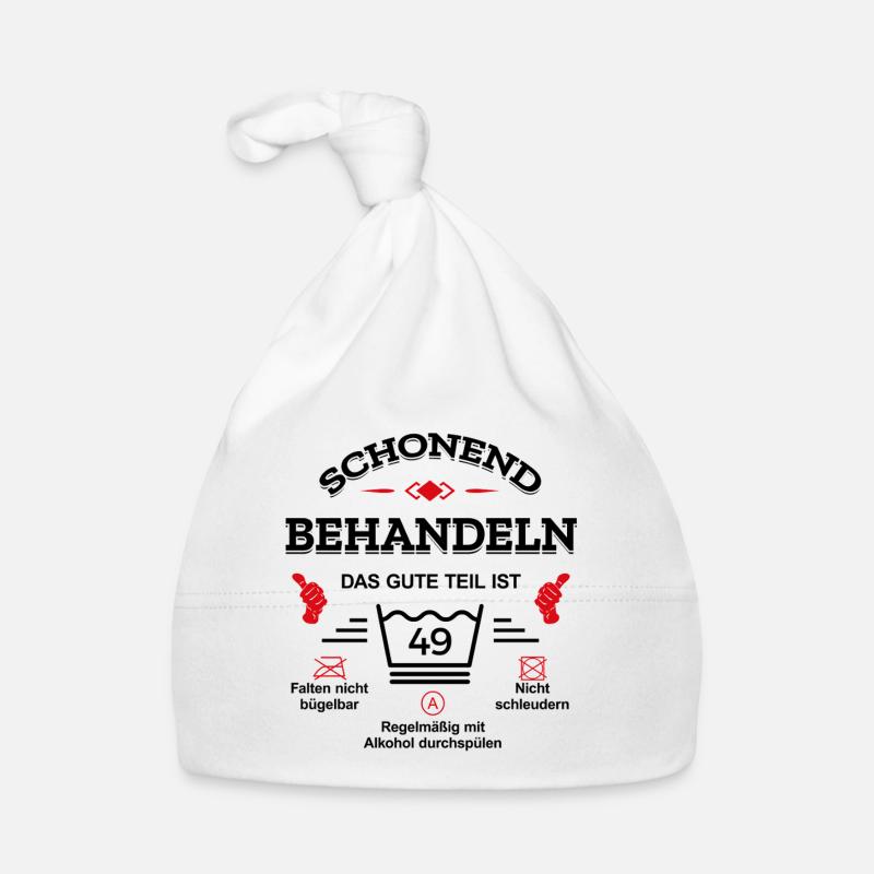 HANDLE MIT SORGFALT – 49 JAHRE PERFEKTION Baby Bio-Mütze