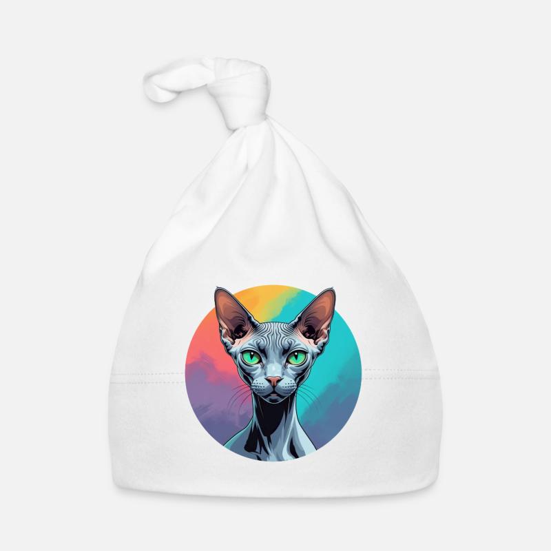 Chat Sphynx Bonnet bio Bébé