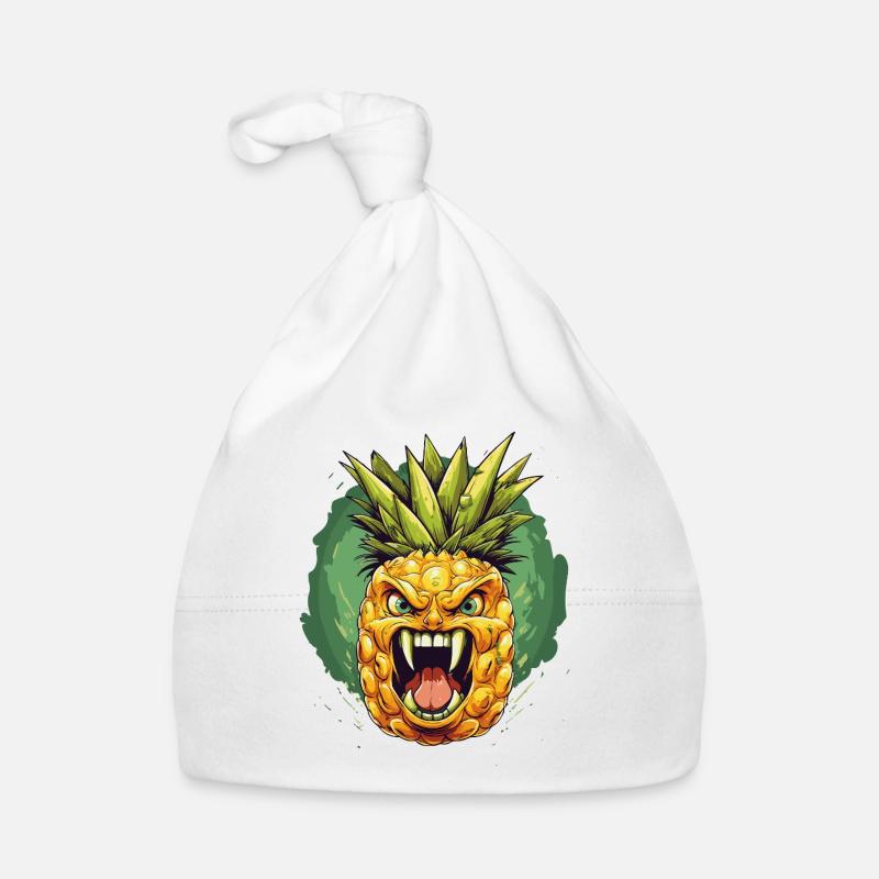 Pineapple Vampire Organic Baby Cap