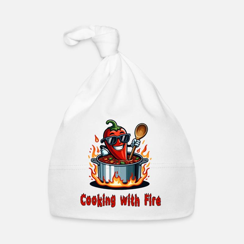 Cooking with fire Organic Baby Cap
