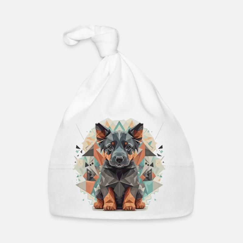 Polygon Shepherd Dog Organic Baby Cap