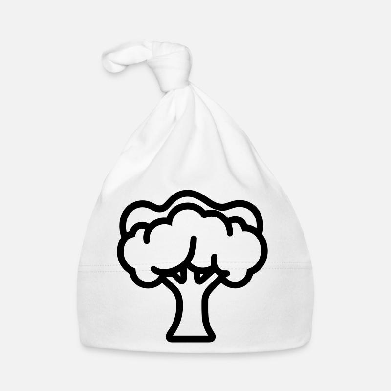 brocoli - Bonnet bio Bébé - blanc