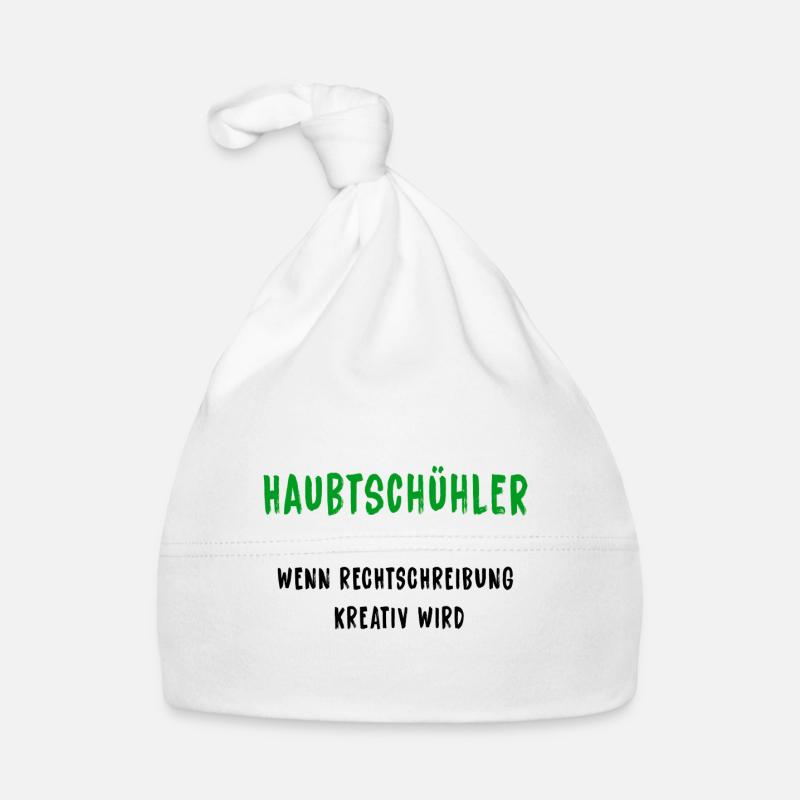 Haubtschühler – Creative Spelling Organic Baby Cap