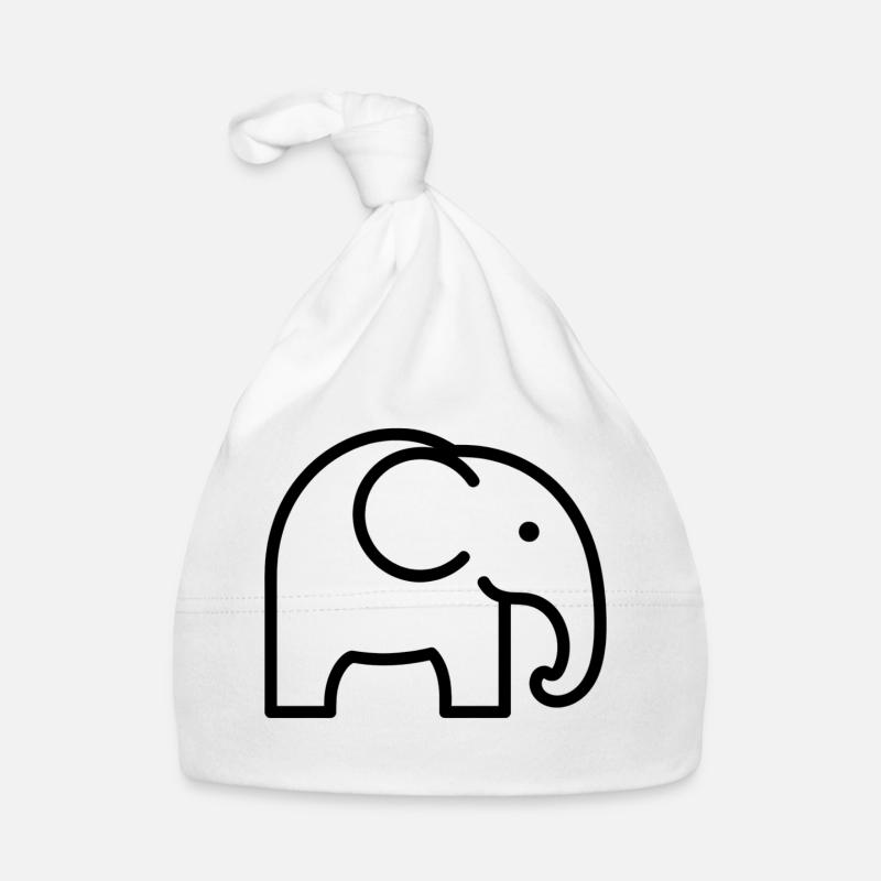 Elefant Baby Bio-Mütze