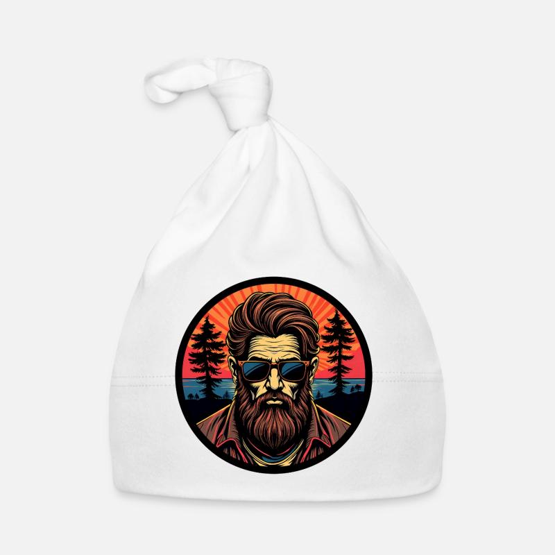 Bart-Mann Baby Bio-Mütze