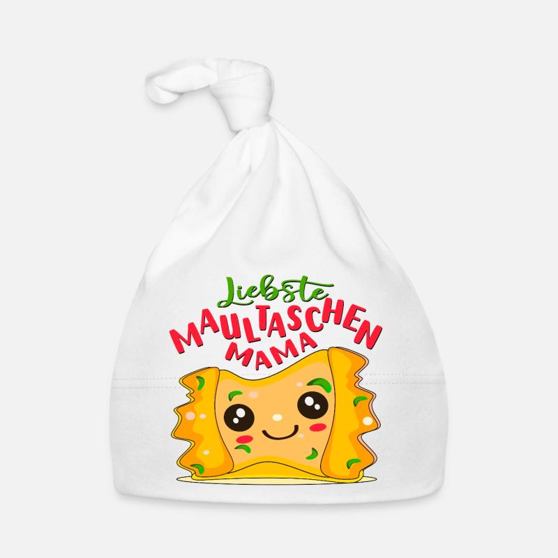 MUTTERTAG MAMA MAULTASCHEN Baby Bio-Mütze