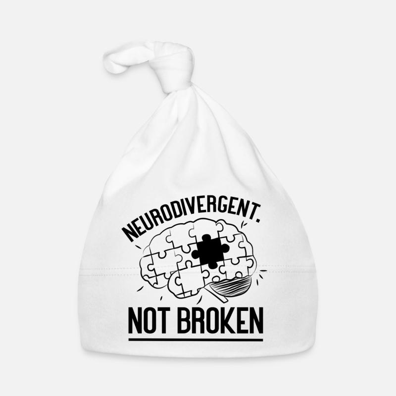 Neurodivergent. Pas cassé Bonnet bio Bébé