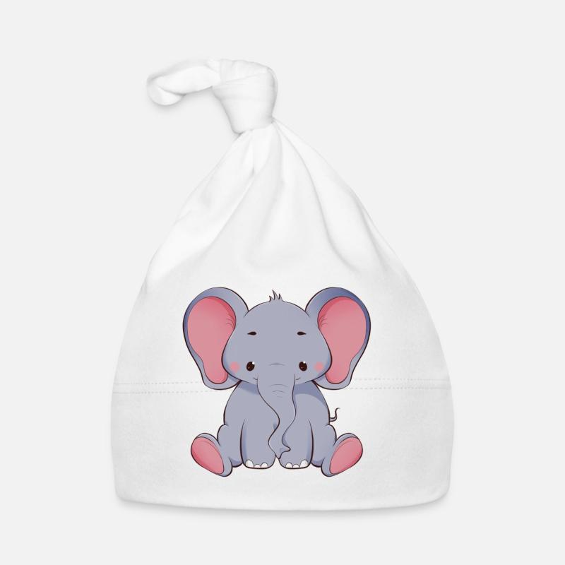 Elefant Baby Bio-Mütze