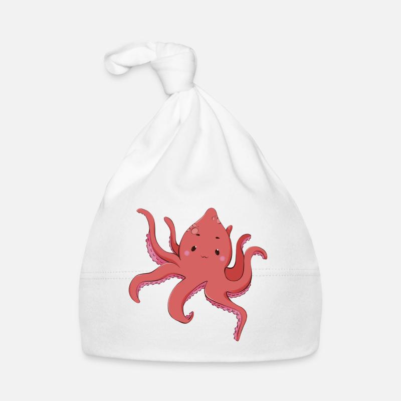 Octopus Organic Baby Cap