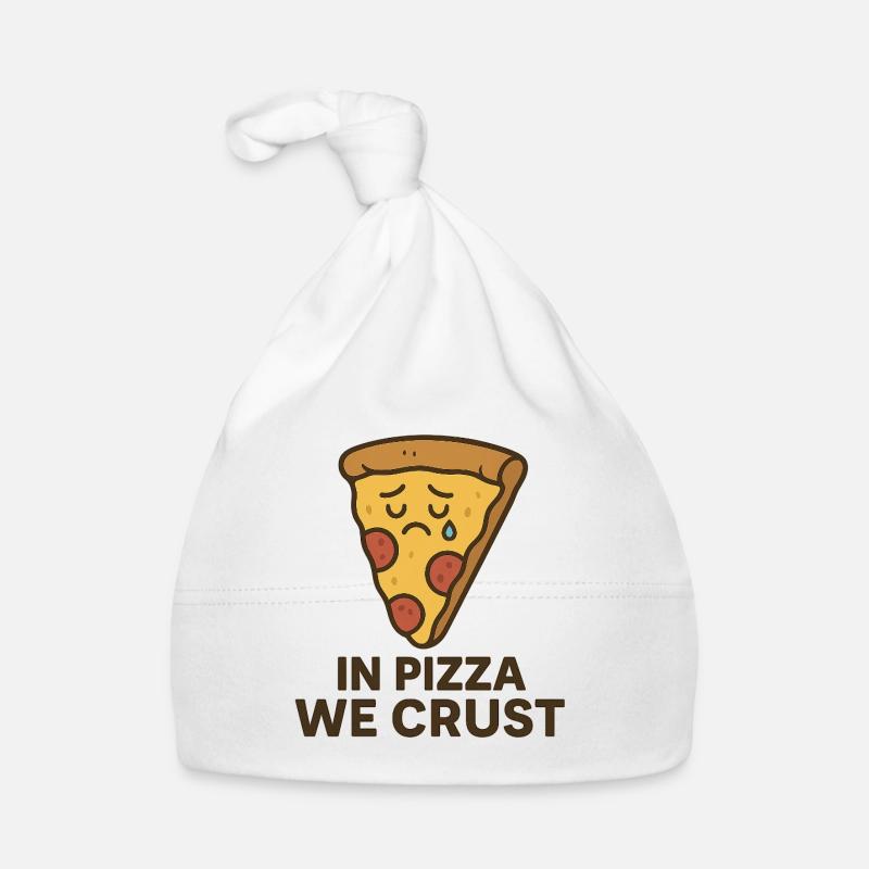 In Pizza We Crust Baby Bio-Mütze