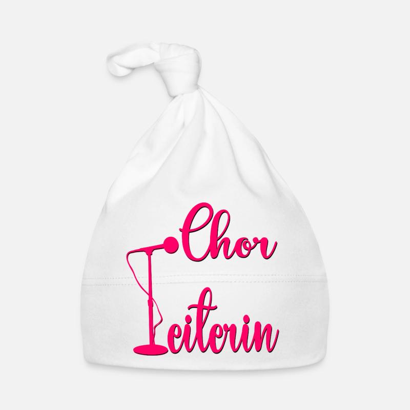 Hobby Chor Leitung Chorleiterin Baby Bio-Mütze