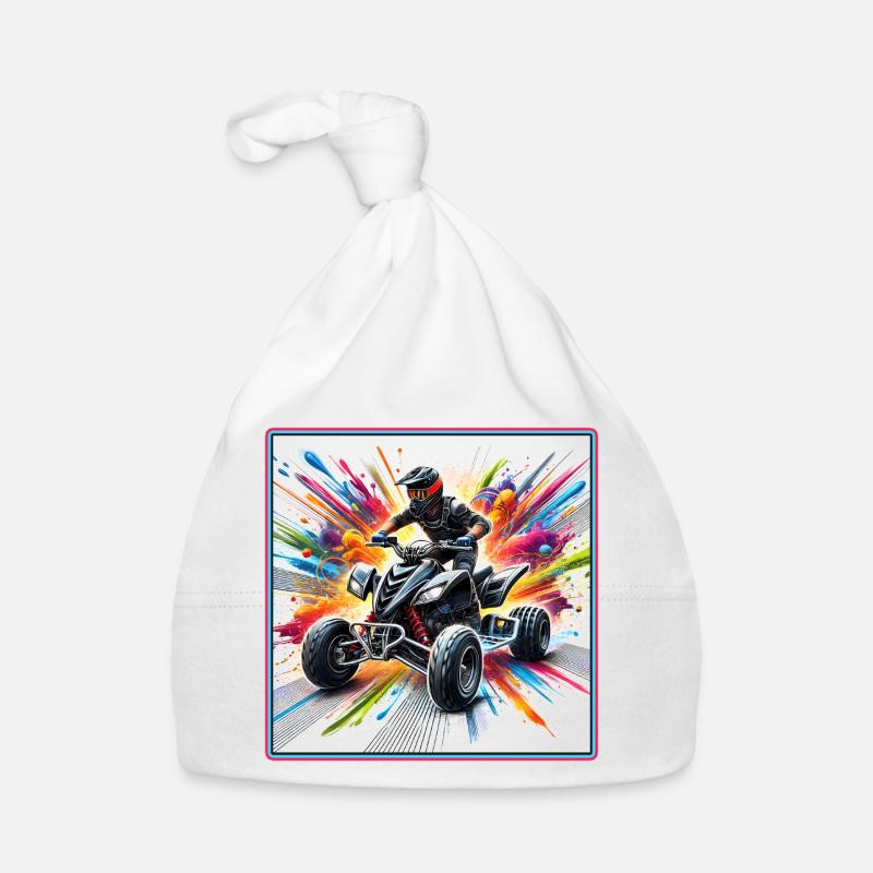 Quad Power – Explosion de couleurs Bonnet bio Bébé