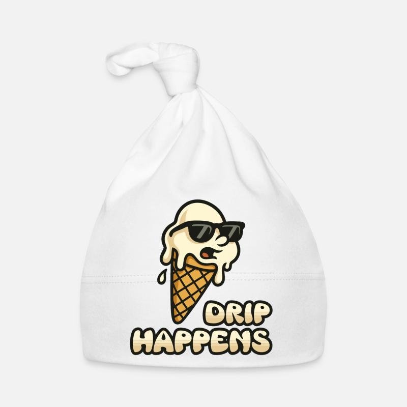 Tropfendes Eis Baby Bio-Mütze