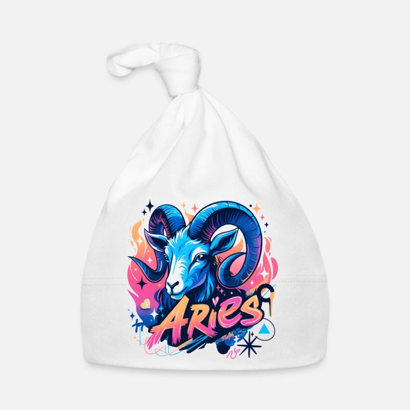 Widder – Sternzeichen – 🔮 ♈ Baby Bio-Mütze