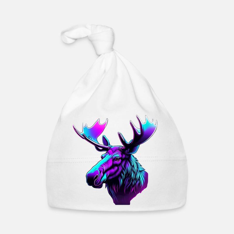 Neon Moose: Mystical Colour Rush Organic Baby Cap