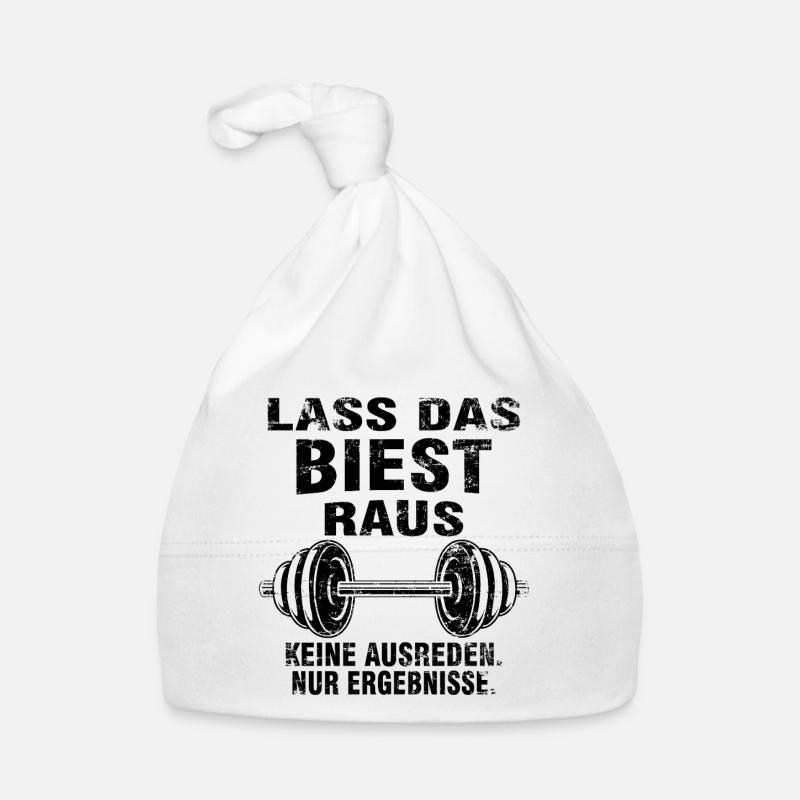 Let the Beast Out – Hardcore Training Tee Organic Baby Cap