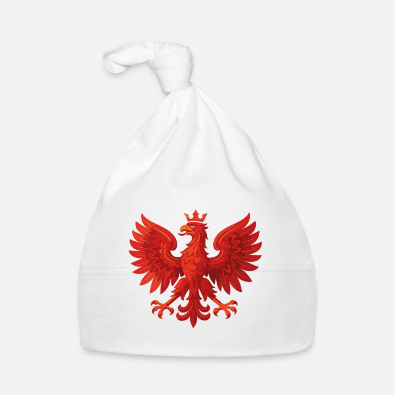 Pologne Polska aigle drapeau drapeau épique cadeau Bonnet bio Bébé