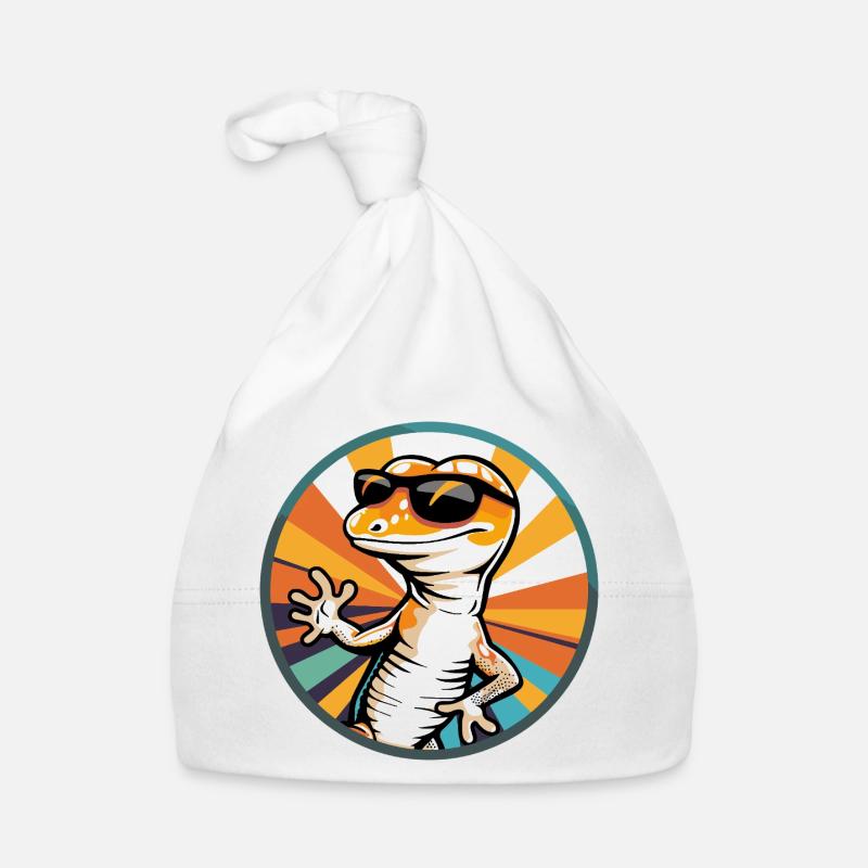 Lizard Comic Cool Organic Baby Cap