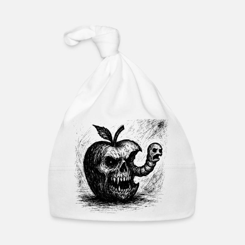 Doom Worm Organic Baby Cap