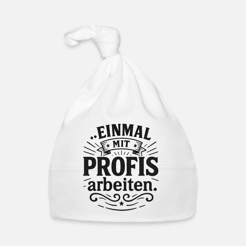 Once With Professionals Work Gift Construction Site Office Organic Baby Cap
