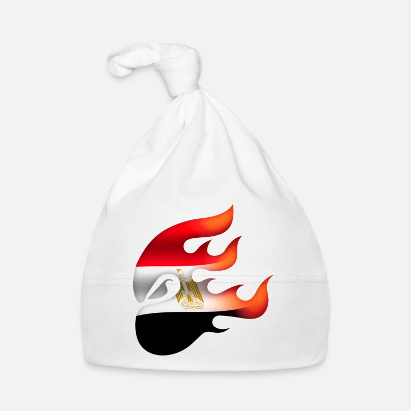 Drapeau de l’Égypte - Égypte - Ninja Bonnet bio Bébé