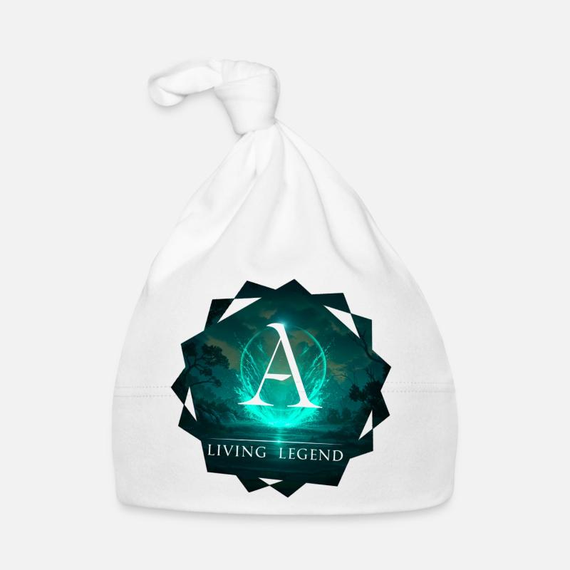 Mythological Apsilon Design Organic Baby Cap