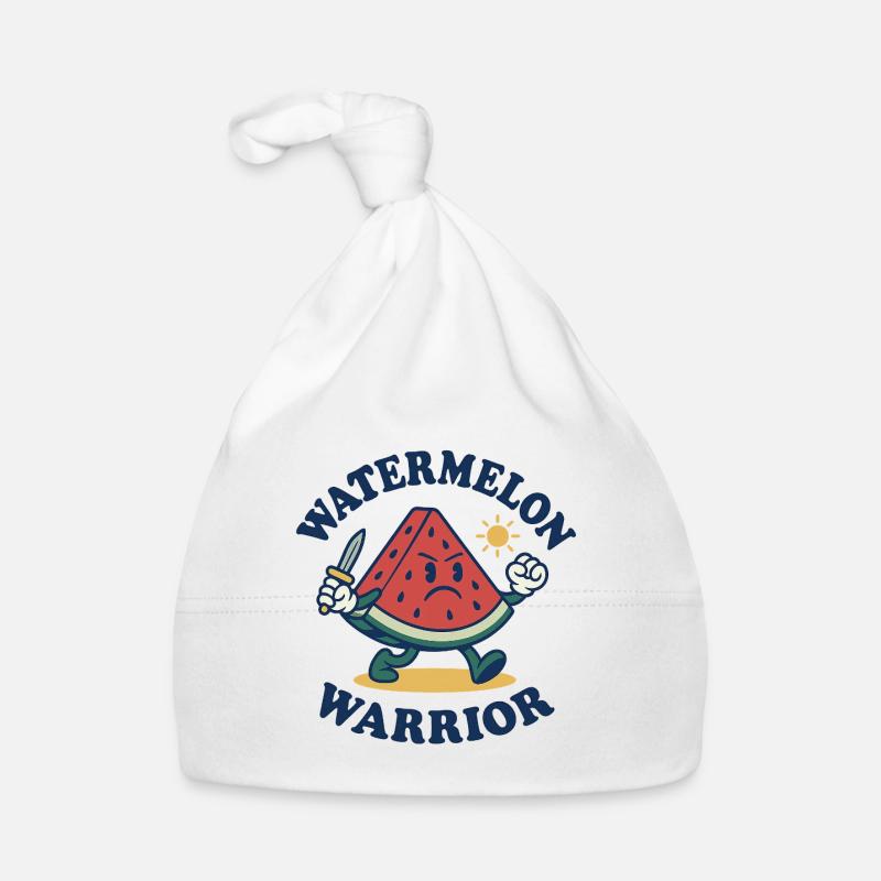 Watermelon Warrior – Bold Slice Design Organic Baby Cap
