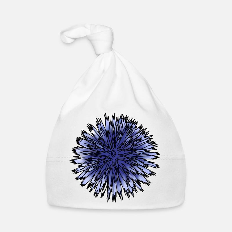 Fleur de chardon bleu Bonnet bio Bébé