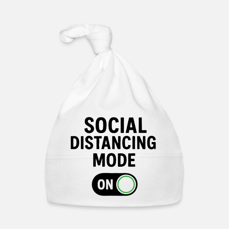social distancing mode on Organic Baby Cap